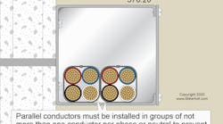 metal wireways conductors connected in parallel