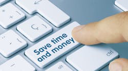 Save Time And Money Button