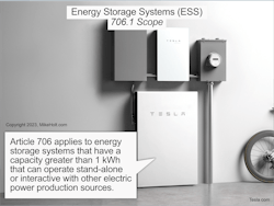 Fig. 1. ESS requirements are found in Art. 706 of the NEC.